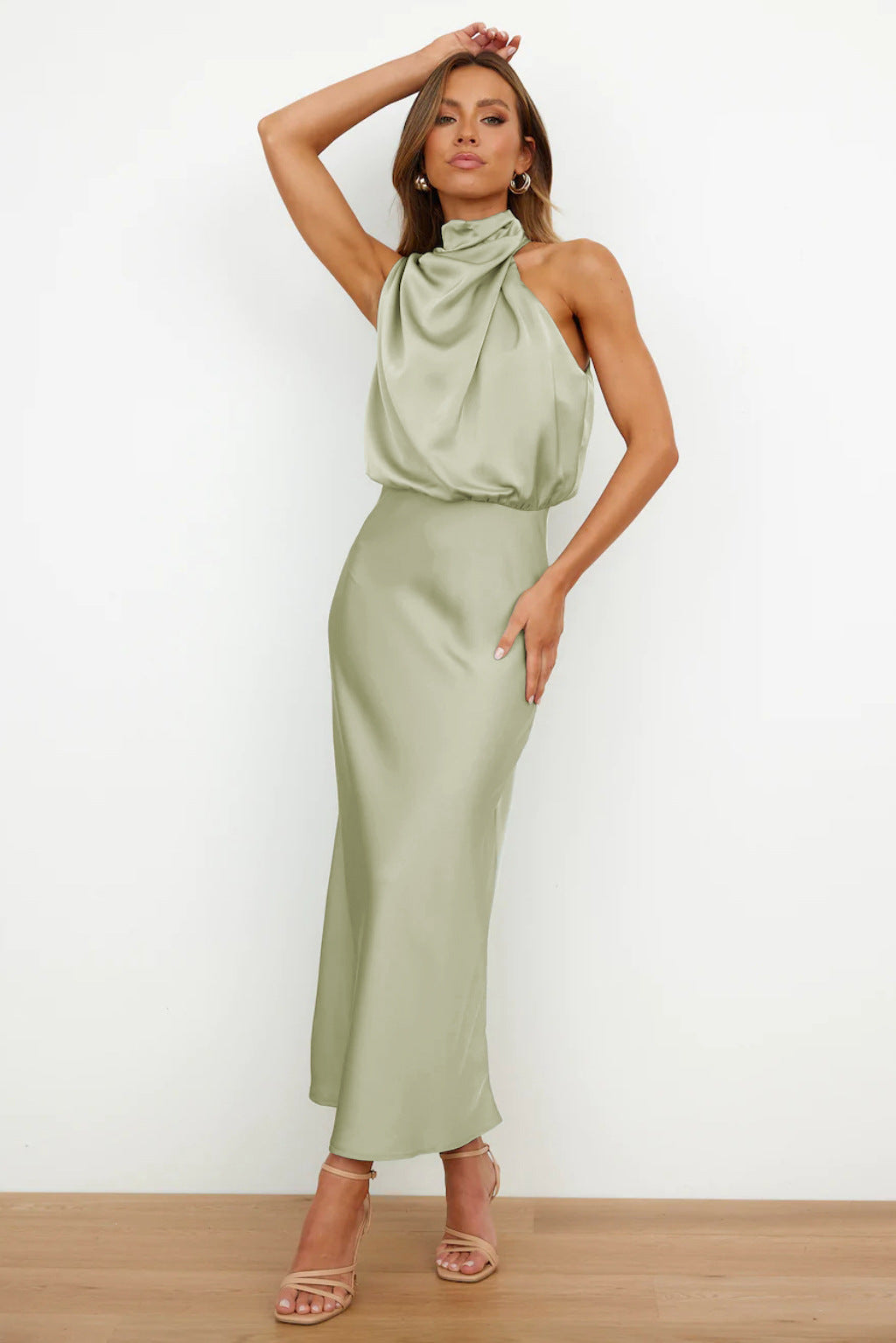 Tyra | Vestido de soirée elegante com decote halter