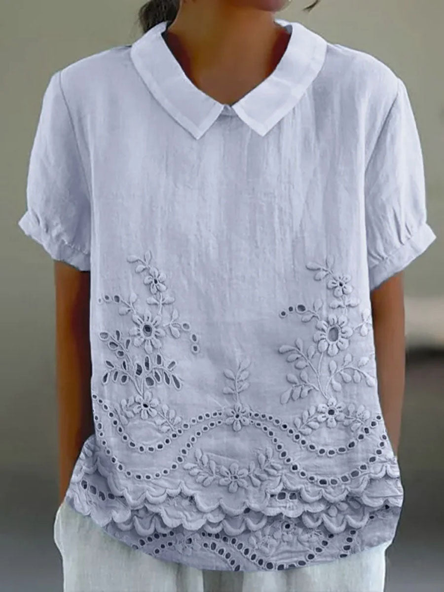 Lily™ | Camisa bordada