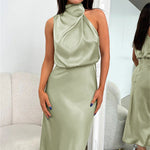 Tyra | Vestido de soirée elegante com decote halter