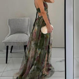 Giselle | Maxi Vestido Urokliwy com Padrão Floral