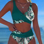 ESTER™ | Bikini Contraste Cor Moda Floral
