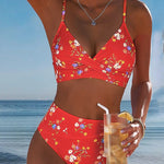 ROMINA™ | Bikini Sexy Entrecruzado Impresso Floral