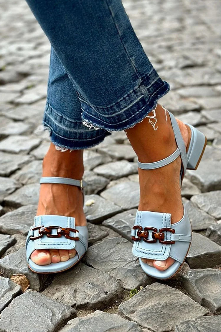 Azzurra | Sandálias Elegância Costeira