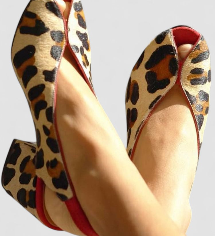 Louison - Sandálias com padrão leopardo