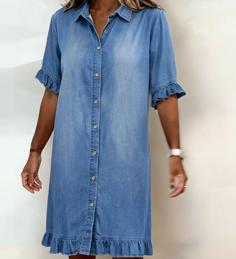 Laura | Vestido de denim confortável