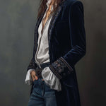 Gabrielle | Casaco Longo Bordado