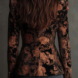 Yvette | Blazer Floral Ornamental Personalizado