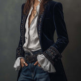 Gabrielle | Casaco Longo Bordado