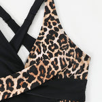 LEO™ | Fato de Banho de Uma Peça Férias Estampado Leopardo