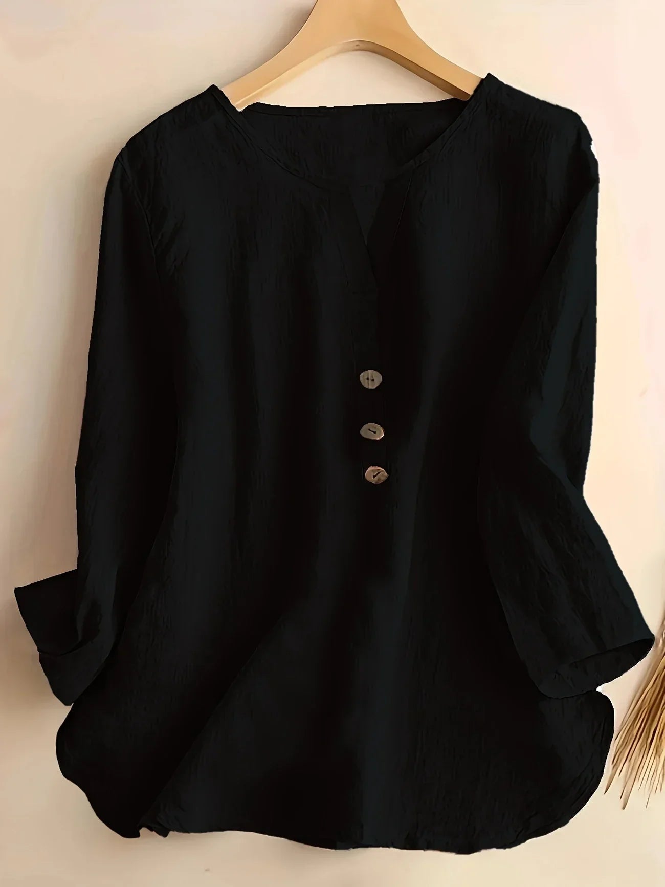 Solénya™ | Blusa de algodão-linho