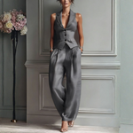 CONJUNTO ELEGANTE DE DUAS PEÇAS PARA MULHERES