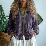 Alexandra™ | Blusa retro estampada