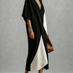 Véra | Vestido Ébano e Marfim