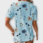 Emília - Blusa com decote em V