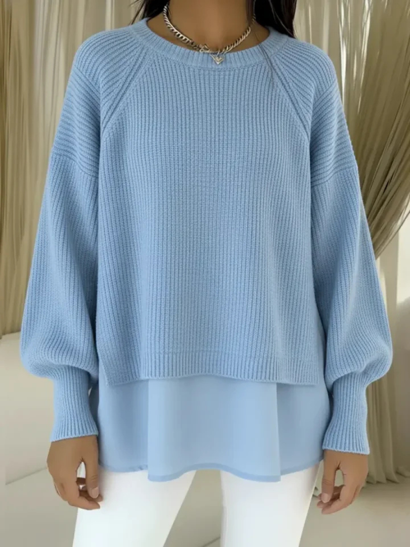 Casilda | Camisola com Efeito Duas Peças - 1