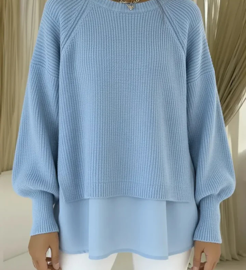 Casilda | Camisola com Efeito Duas Peças - 1