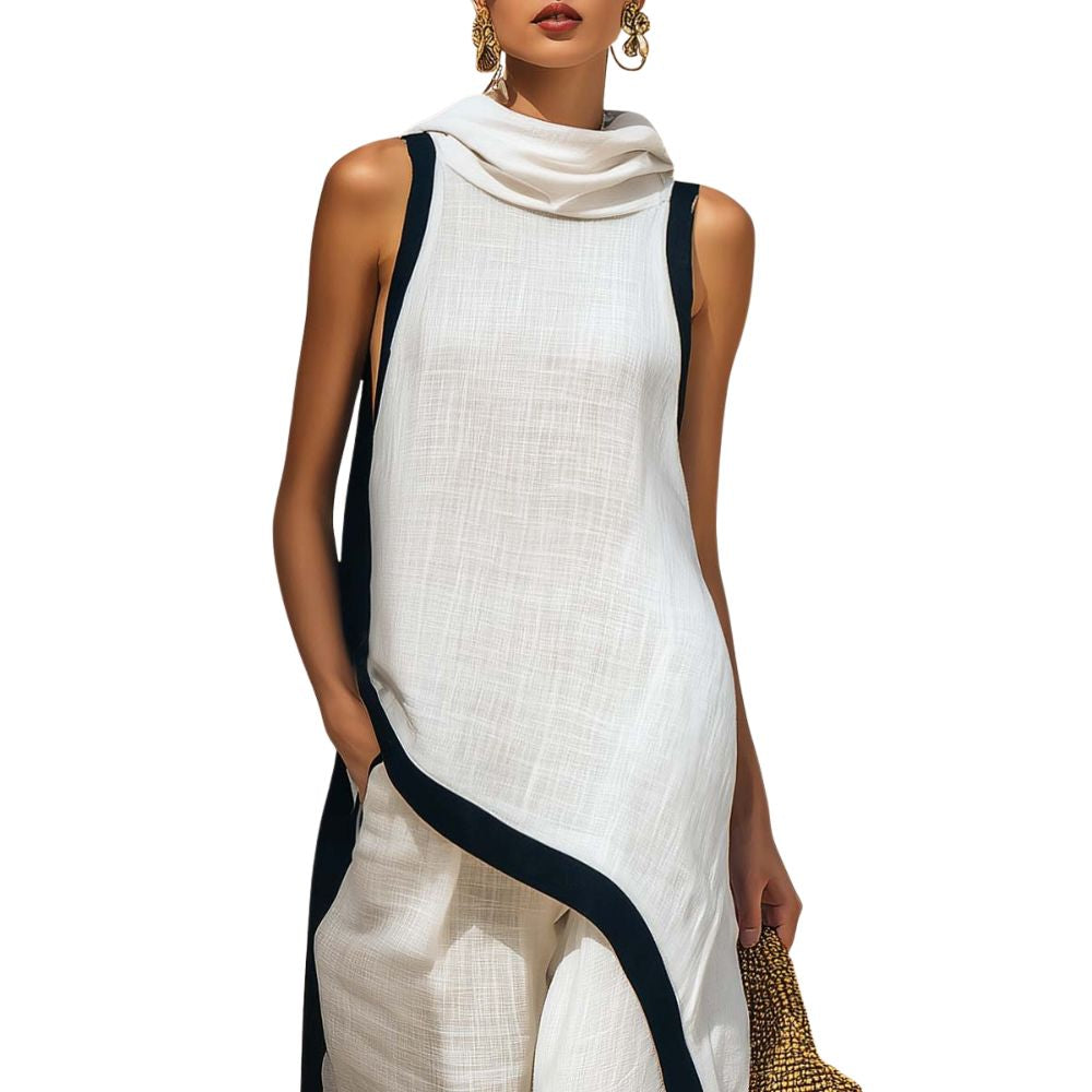 LEONORA | CONJUNTO DE LINHO ELEGANTE