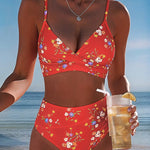 ROMINA™ | Bikini Sexy Entrecruzado Impresso Floral