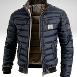Paulo - Casaco acolchoado masculino com gola alta