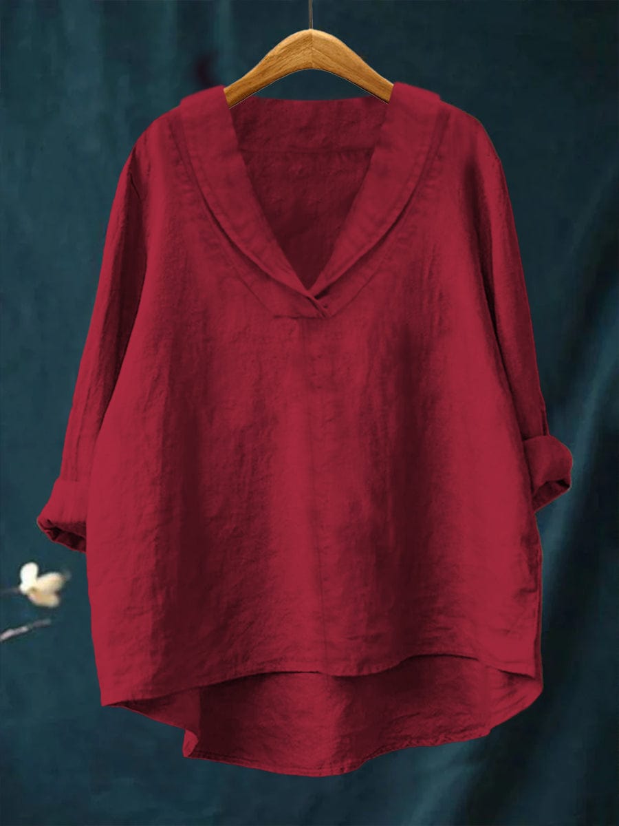 Hortense™ | Blusa de col V fluida