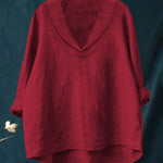 Hortense™ | Blusa de col V fluida