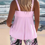 Laluna® | Conjunto Tankini colorido