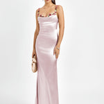 Pixie | Vestido longo em satin