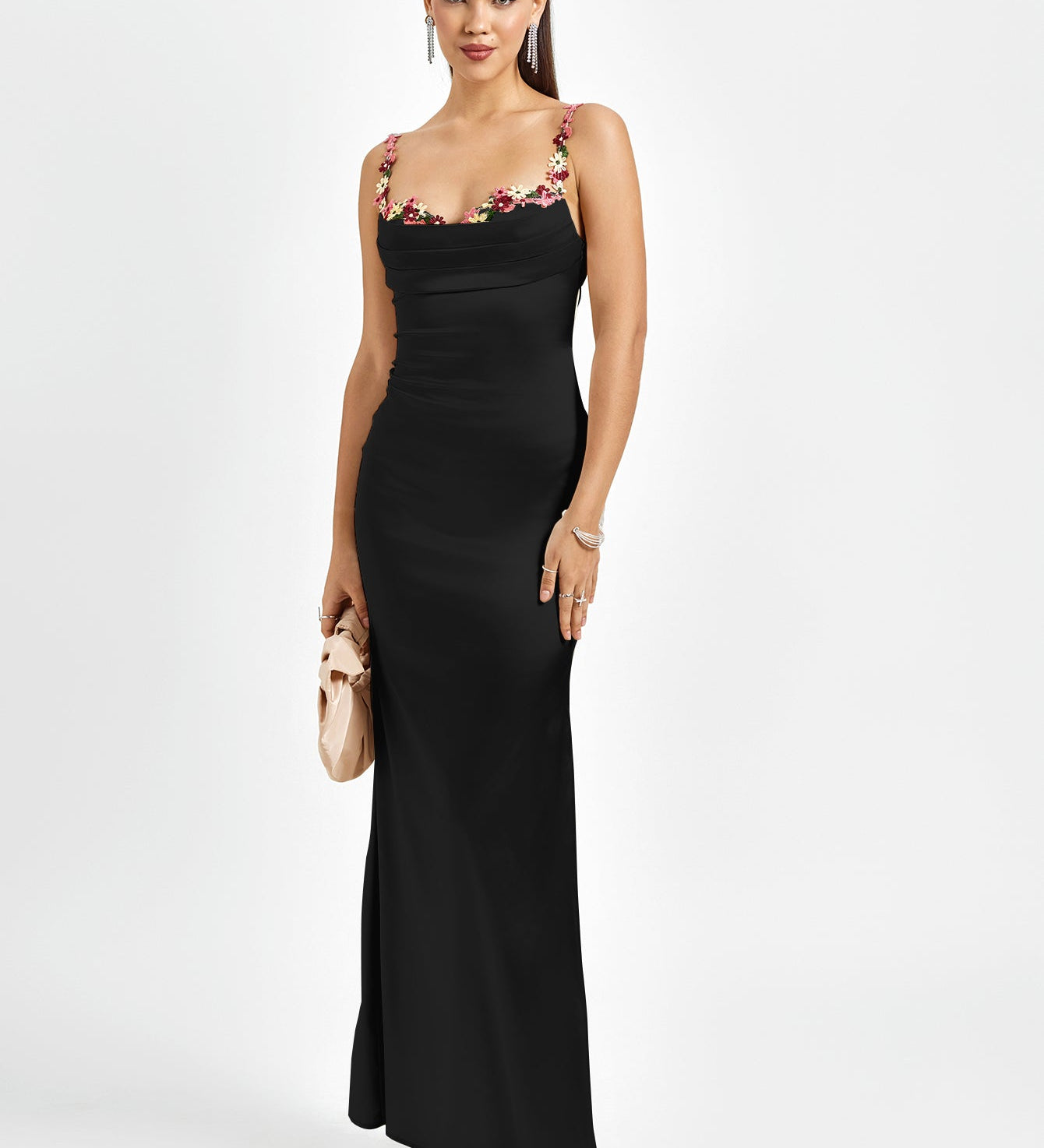 Pixie | Vestido longo em satin