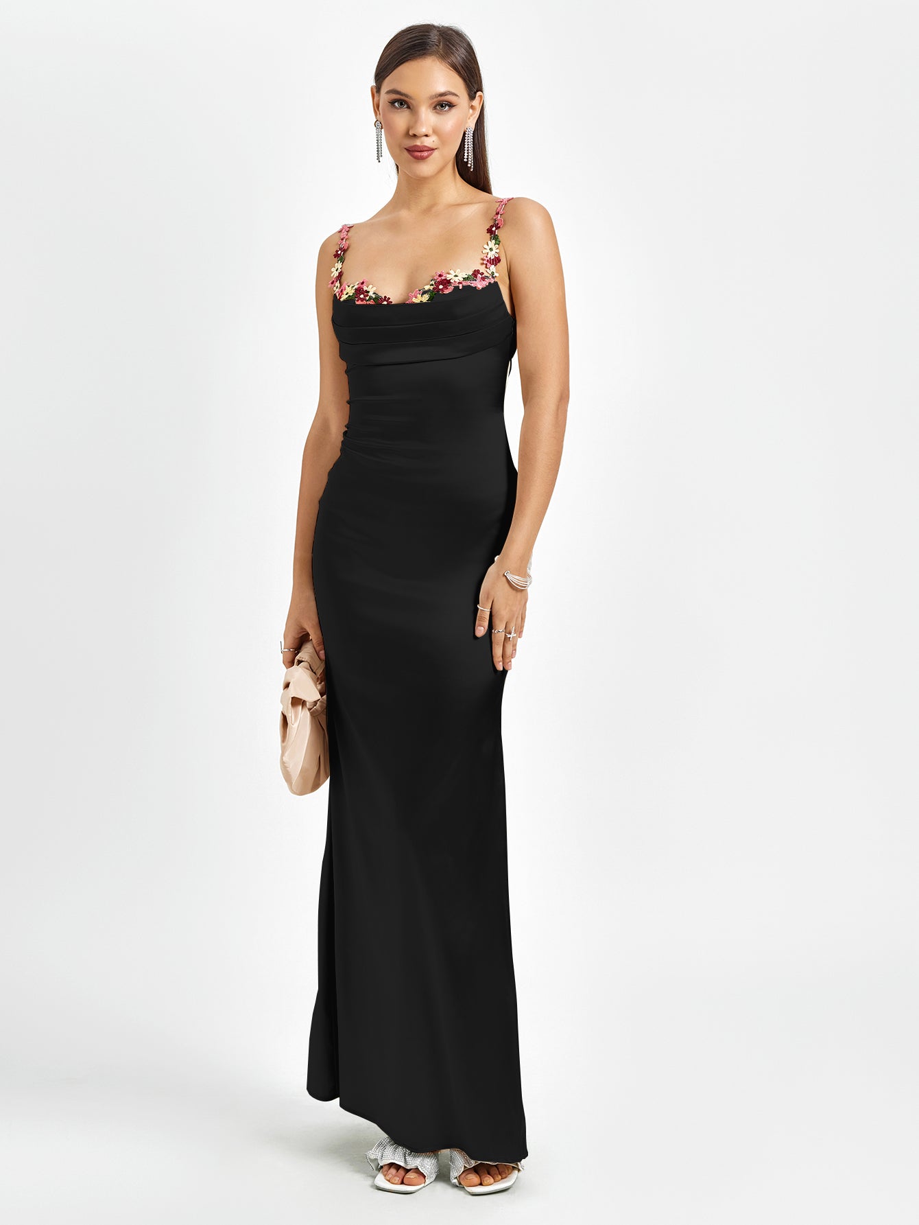 Pixie | Vestido longo em satin