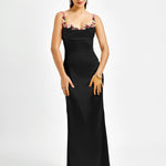 Pixie | Vestido longo em satin