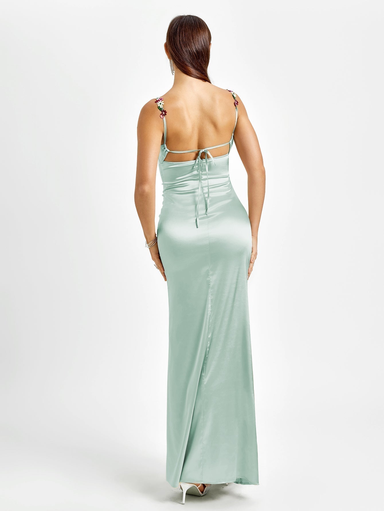 Pixie | Vestido longo em satin