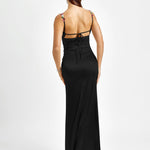 Pixie | Vestido longo em satin