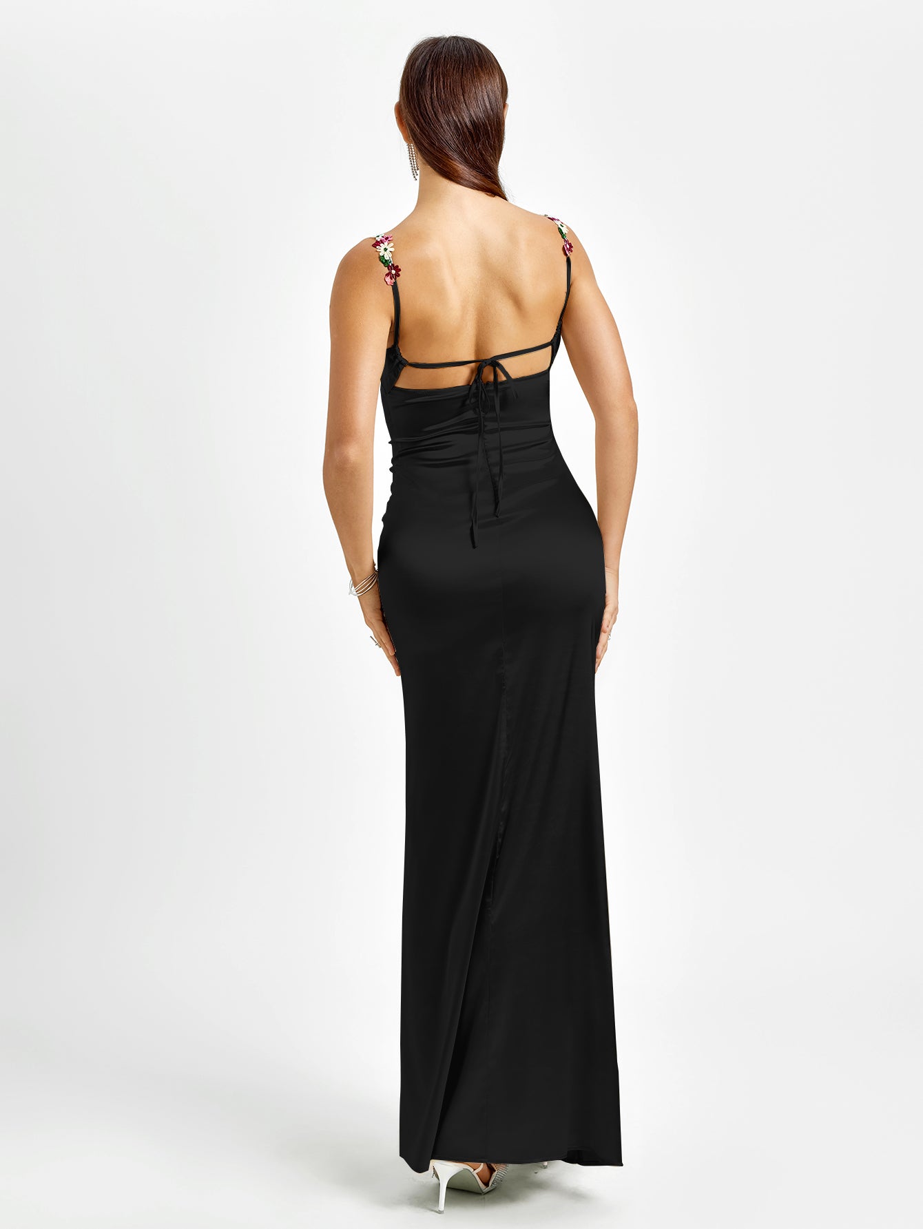 Pixie | Vestido longo em satin