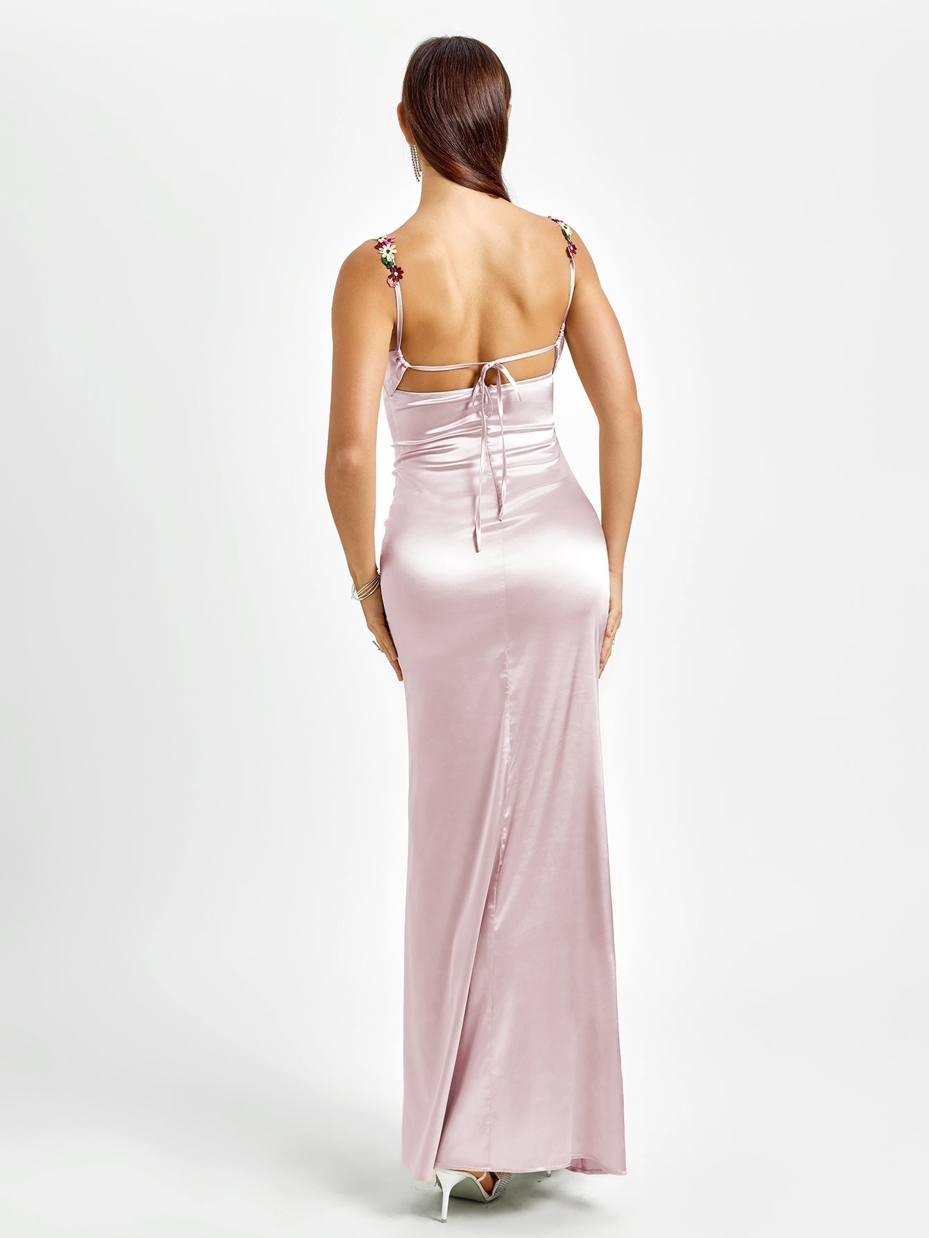 Pixie | Vestido longo em satin