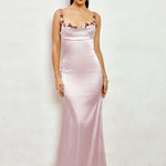 Pixie | Vestido longo em satin