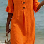 Vestido informal de mulher.