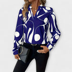Catarina - Blusa elegante de manga comprida