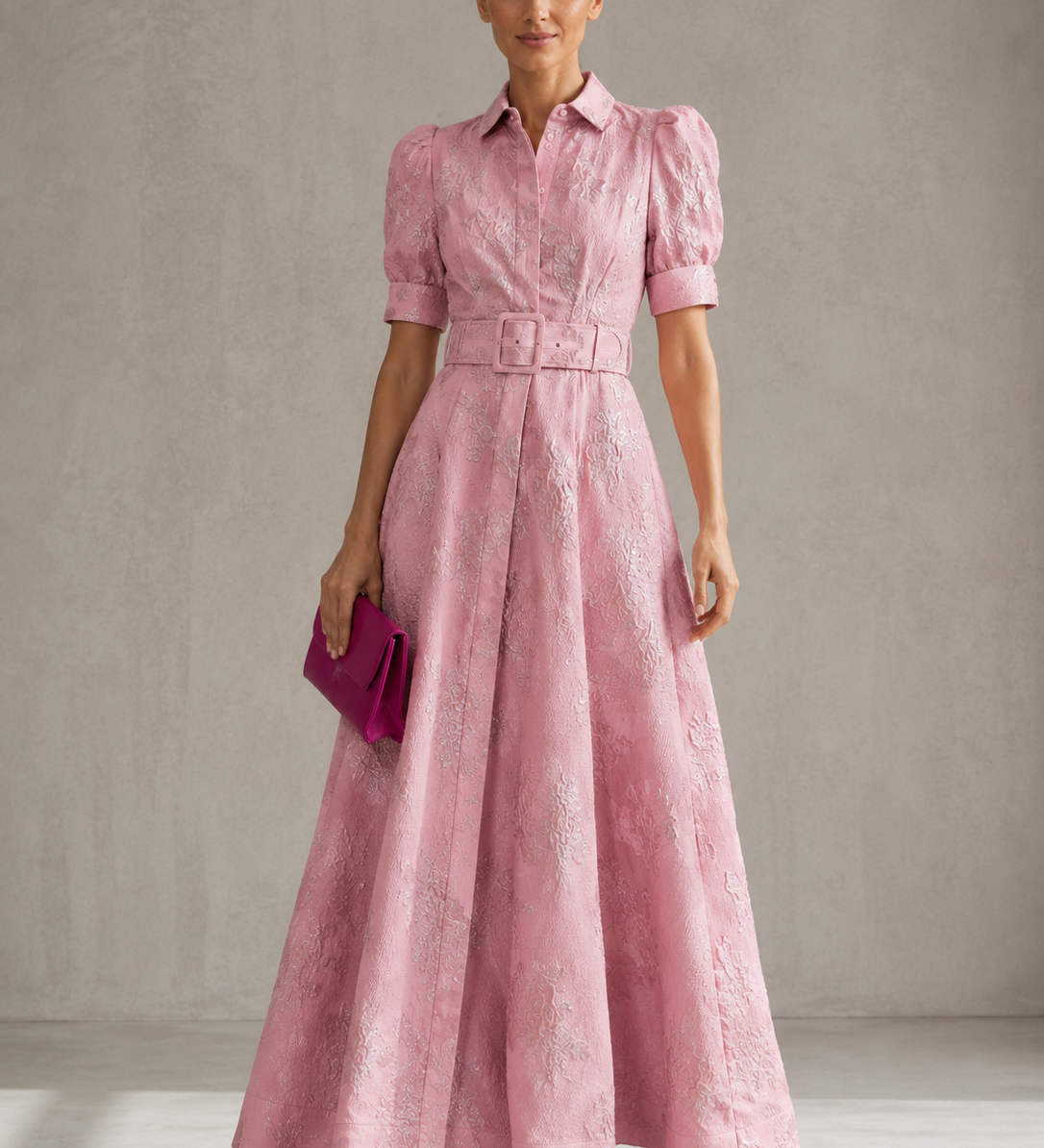 Aria | Vestido Curto com Mangas Bufantes