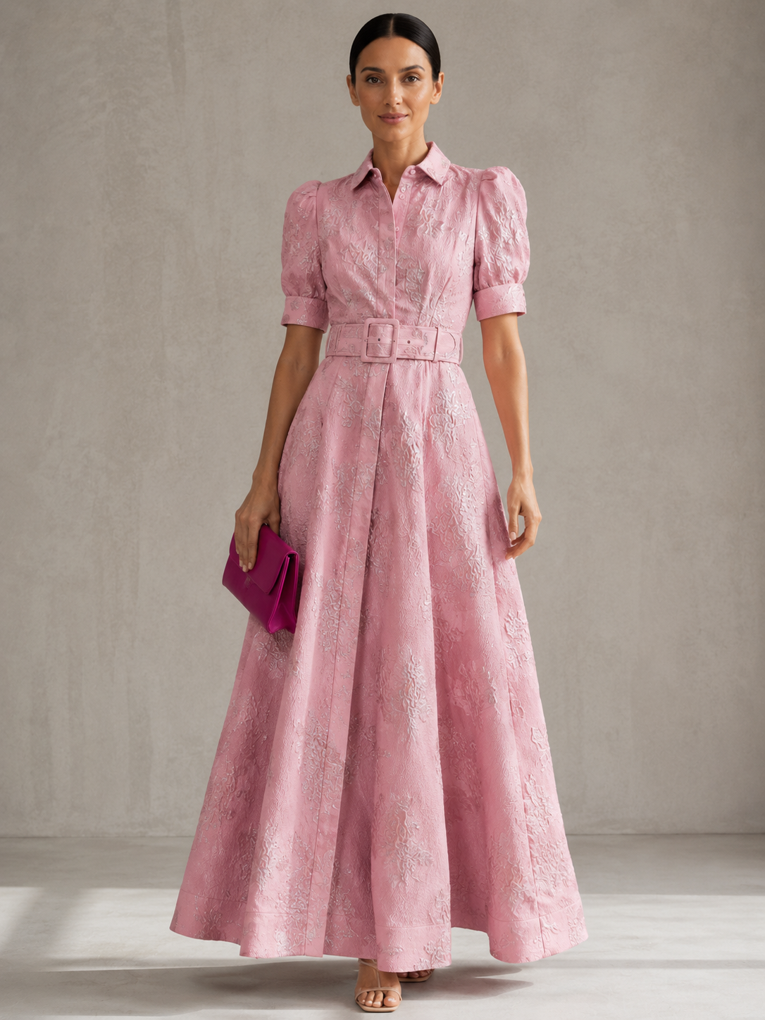 Aria | Vestido Curto com Mangas Bufantes