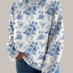 Milka | Sous-pull floral artístico