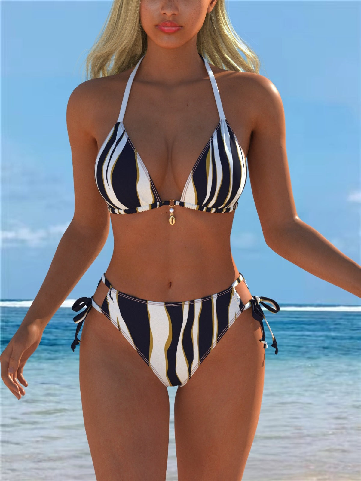 LUCÍA™ | Bikini de Estilo Geométrico