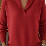 Encarna | Camisola com Gola em Bico - 3