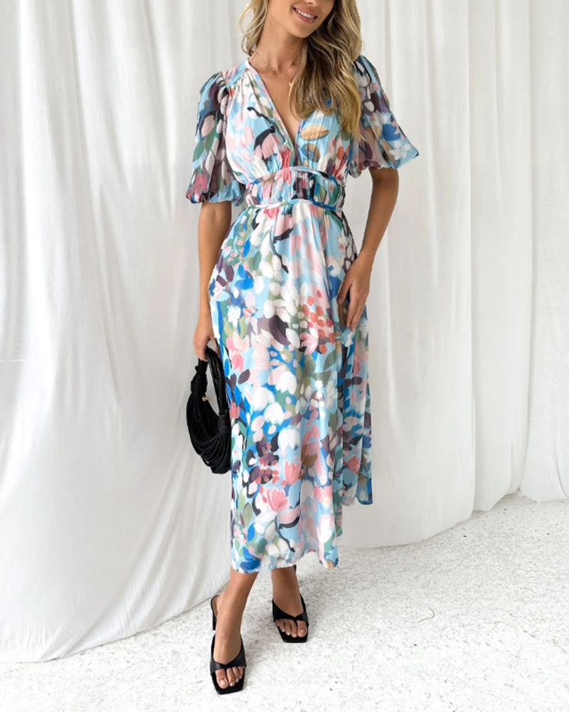 Celine | Vestido Feminino com Padrão Floral