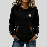 Céline | Sweat Color-Block Gola Redonda
