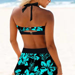 Josefa™ | Fato de banho de cintura alta com estampado floral