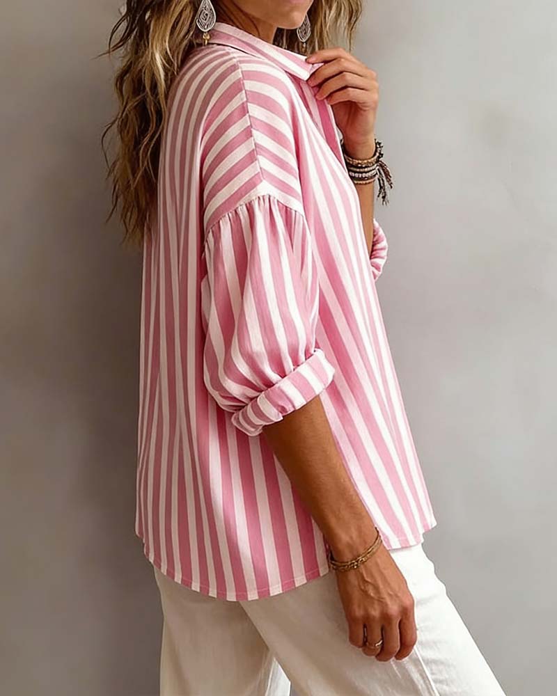 Nora™ | Blusa às riscas