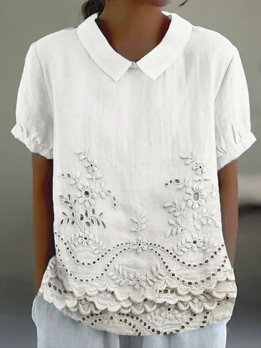 Lily™ | Camisa bordada
