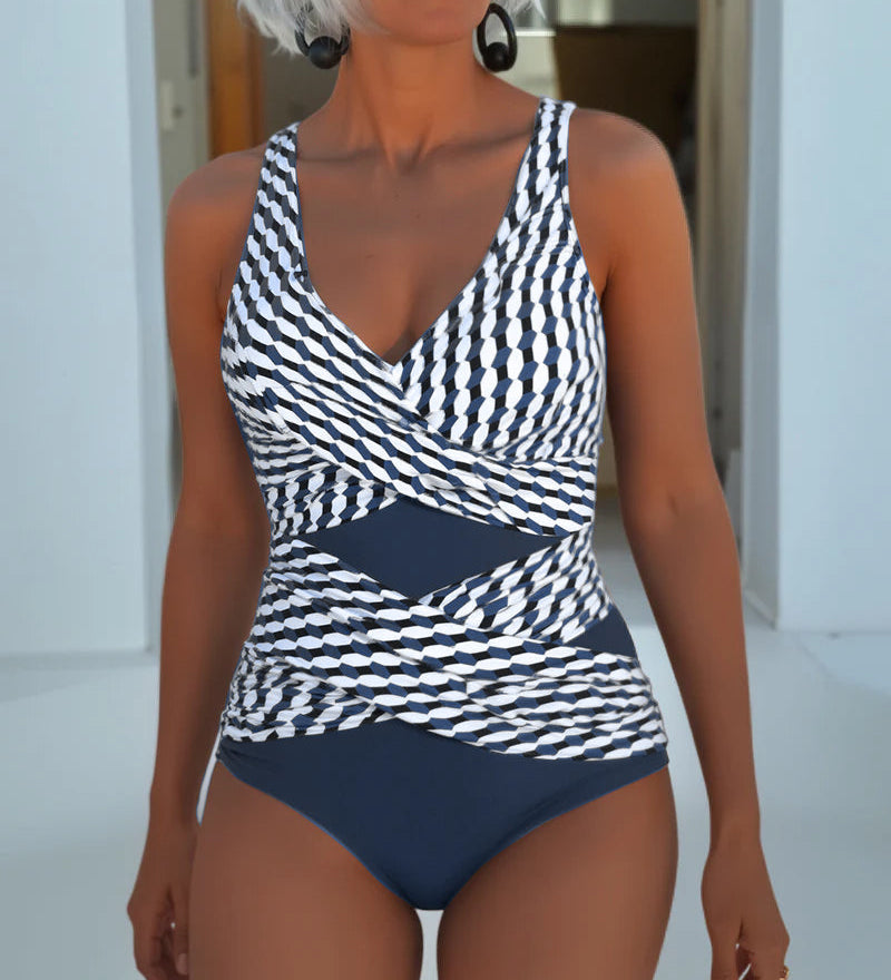 Ashley™ | Traje de banho com design cruzado para estilo casual de resort