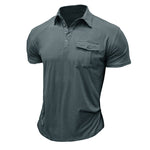 Camisa de algodão com bolsos