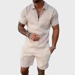 André - Conjunto de Camisa Polo e Calções